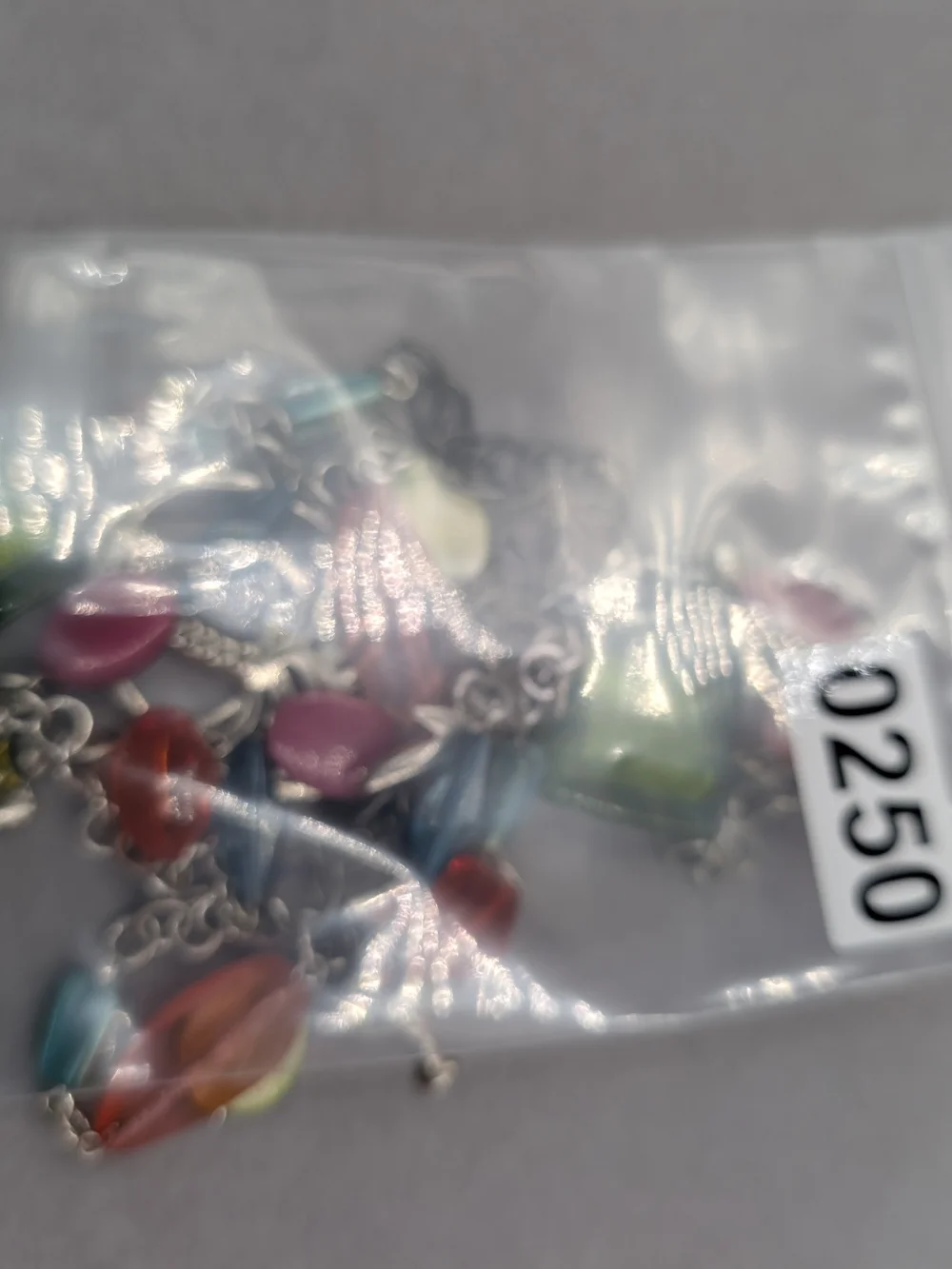 Chico’s Tropical Charm Necklace Palm Tree Pineapple Cocktail | 0250